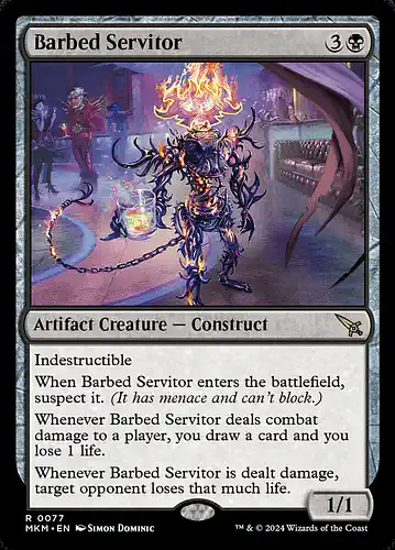Barbed Servitor - mkm Spoiler