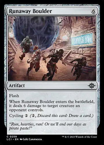 Runaway Boulder - lci Spoiler