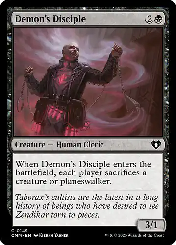 Demon's Disciple - cmm Spoiler