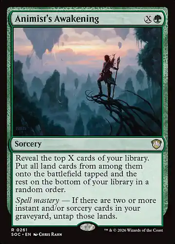 Animist's Awakening - soc Spoiler