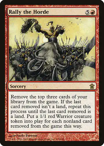 Rally the Horde - sok Spoiler