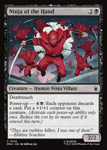Ninja of the Hand - msh Spoiler