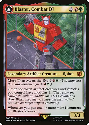 Blaster, Combat DJ - bot Spoiler