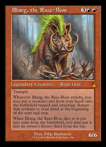 Ilharg, the Raze-Boar - rvr Spoiler