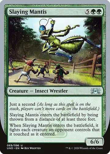 Slaying Mantis - und Spoiler