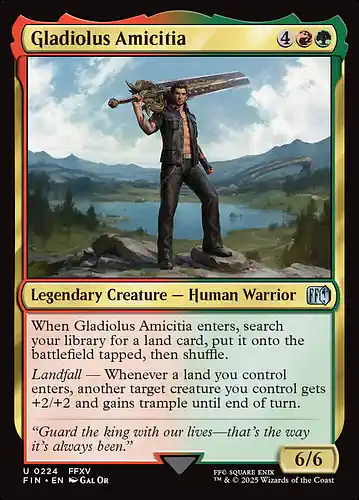 Gladiolus Amicitia - fin Spoiler