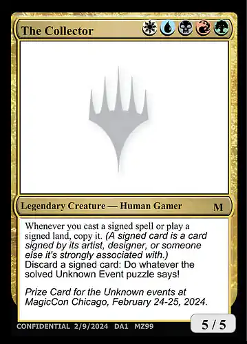 The Collector - unk Spoiler
