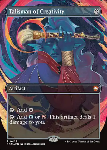 Talisman of Creativity - soc Spoiler