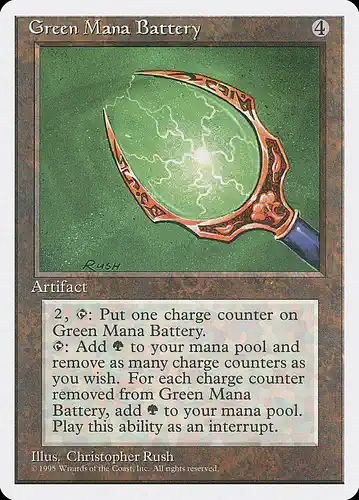 Green Mana Battery - 4ed Spoiler