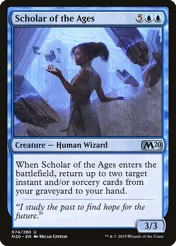 Scholar of the Ages - m20 Spoiler
