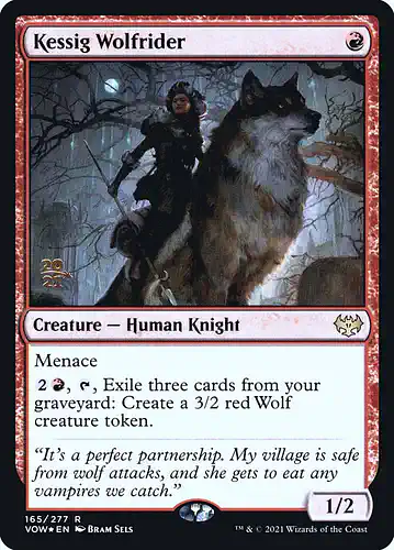 Kessig Wolfrider - vow Spoiler