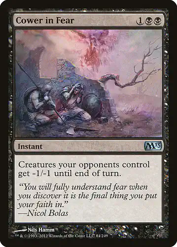 Cower in Fear - m13 Spoiler