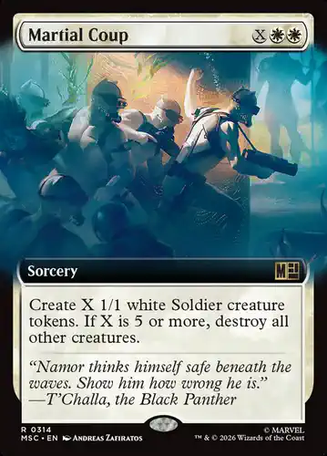 Martial Coup - msc Spoiler
