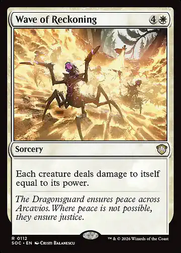 Wave of Reckoning - soc Spoiler