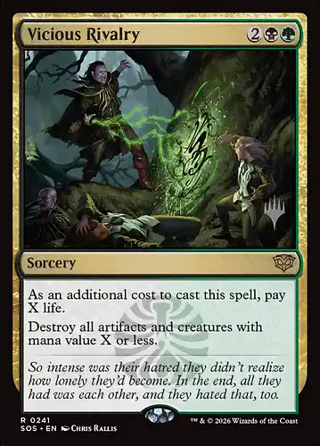 Vicious Rivalry - sos Spoiler