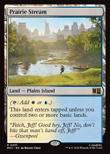 Prairie Stream - msc Spoiler