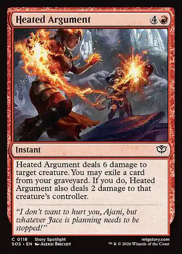 Heated Argument - sos Spoiler