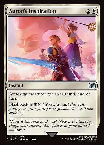 Auron's Inspiration - fin Spoiler