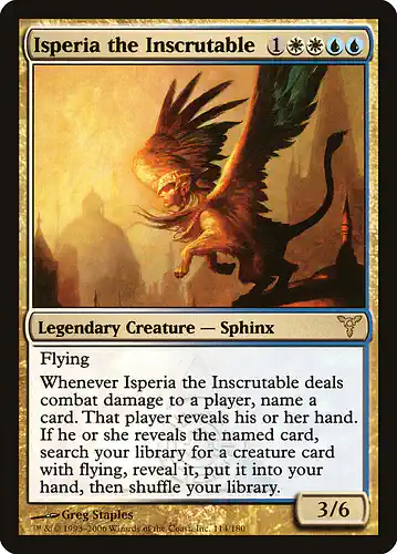Isperia the Inscrutable - dis Spoiler