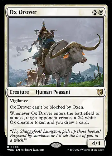 Ox Drover - woc Spoiler