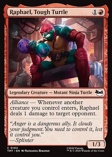 Raphael, Tough Turtle - tmt Spoiler
