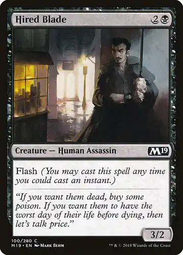 Hired Blade - m19 Spoiler