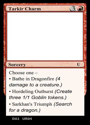 Tarkir Charm - unk Spoiler