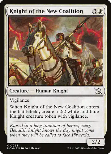 Knight of the New Coalition - mom Spoiler