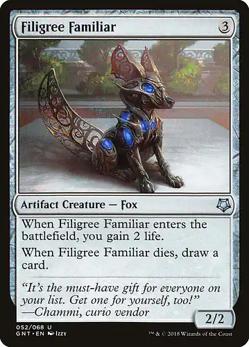 Filigree Familiar - gnt Spoiler