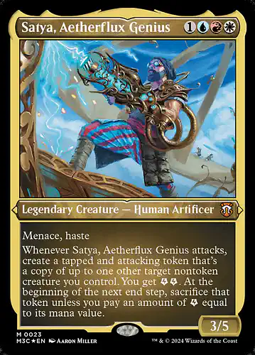 Satya, Aetherflux Genius - m3c Spoiler