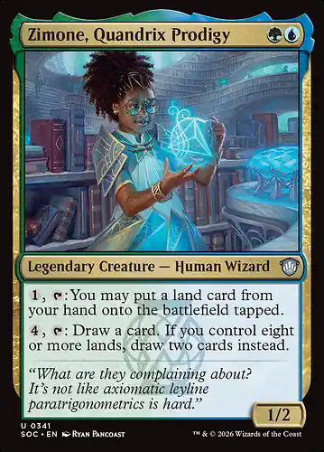 Zimone, Quandrix Prodigy - soc Spoiler
