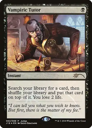 Vampiric Tutor - j18 Spoiler