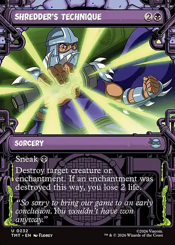 Shredder's Technique - tmt Spoiler