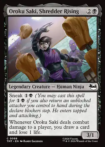 Oroku Saki, Shredder Rising - tmt Spoiler