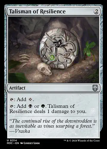 Talisman of Resilience - m3c Spoiler