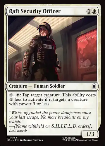 Raft Security Officer - msh Spoiler