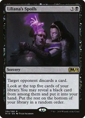 Liliana's Spoils - m19 Spoiler