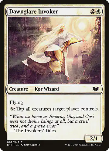 Dawnglare Invoker - c15 Spoiler