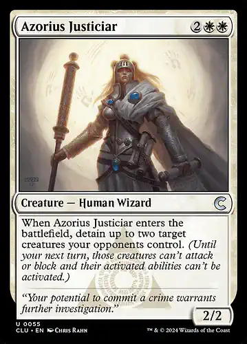 Azorius Justiciar - clu Spoiler