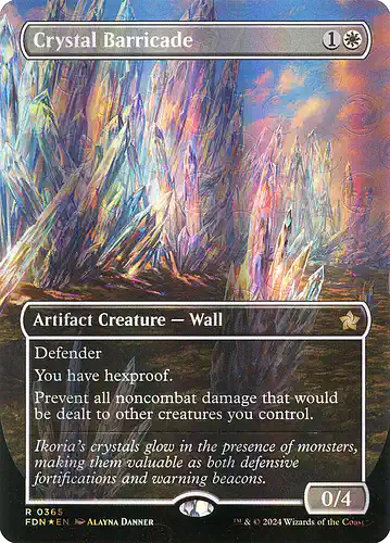 Crystal Barricade - fdn Spoiler