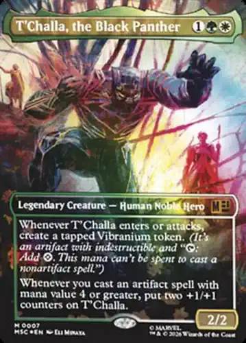 T'Challa, the Black Panther - msc Spoiler