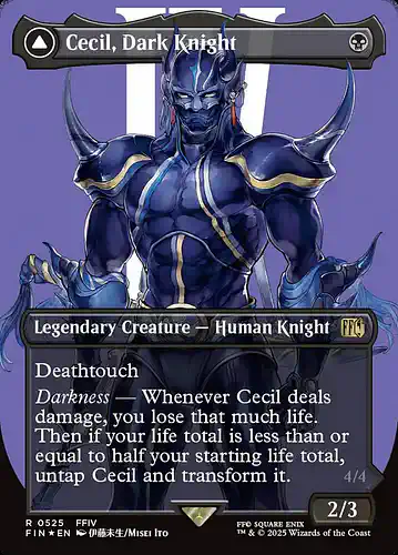 Cecil, Dark Knight - fin Spoiler