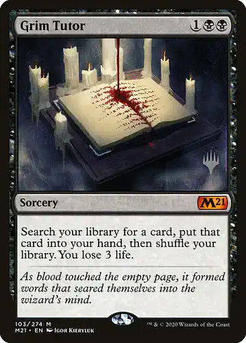 Grim Tutor - m21 Spoiler