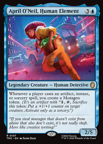 April O'Neil, Human Element - tmc Spoiler