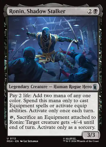 Ronin, Shadow Stalker - msh Spoiler
