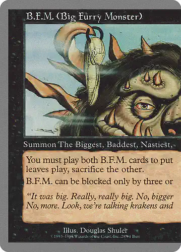 B.F.M. (Big Furry Monster) - ugl Spoiler