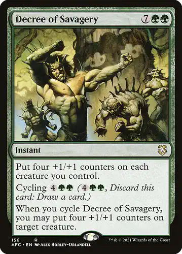 Decree of Savagery - afc Spoiler