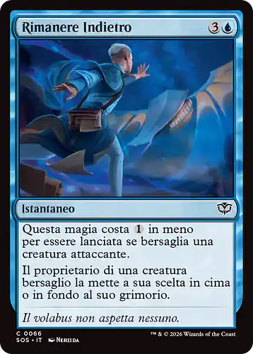 Run Behind - sos Spoiler