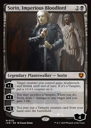 Sorin, Imperious Bloodlord - inr Spoiler