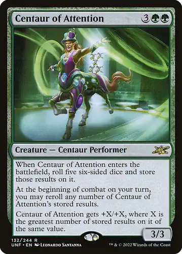 Centaur of Attention - unf Spoiler